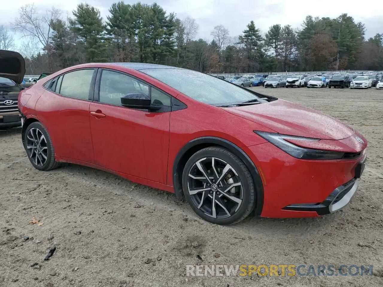 4 Photograph of a damaged car JTDACACUXR3015973 TOYOTA PRIUS 2024