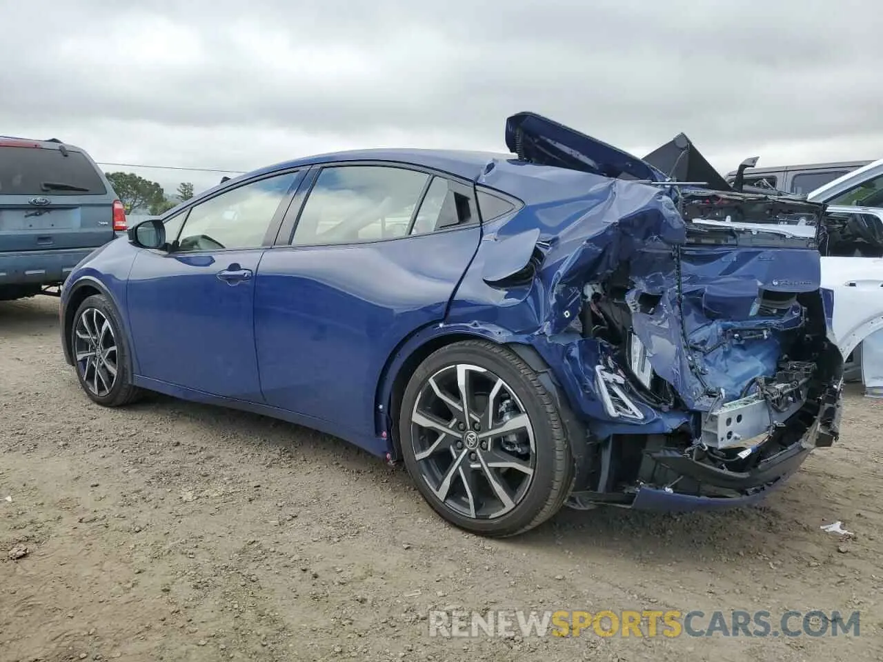 2 Photograph of a damaged car JTDACACUXR3035253 TOYOTA PRIUS 2024