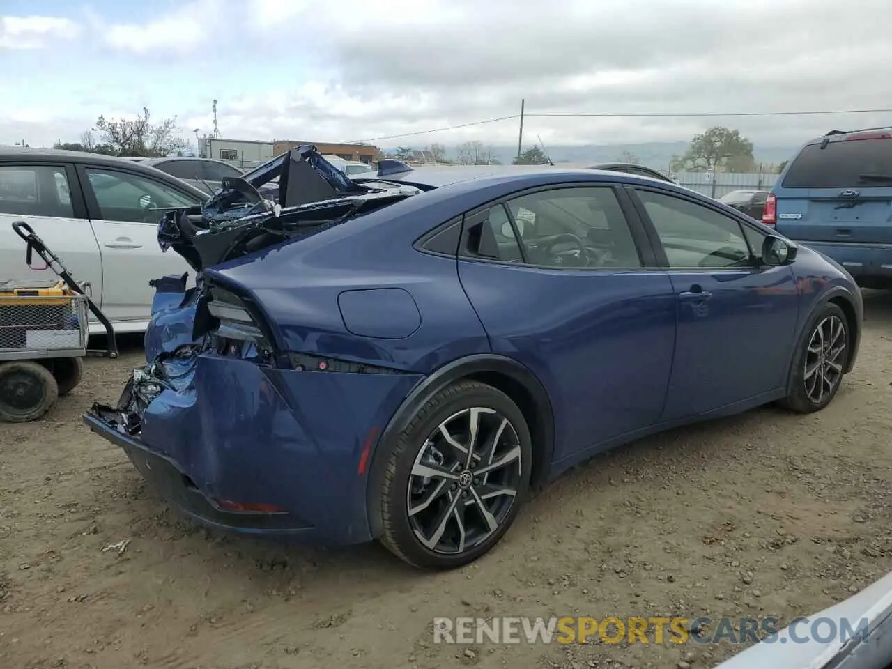 3 Photograph of a damaged car JTDACACUXR3035253 TOYOTA PRIUS 2024