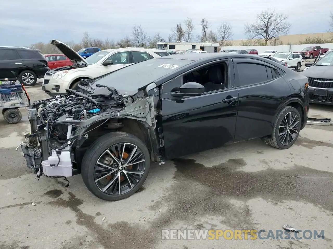 1 Photograph of a damaged car JTDADABU0R3010604 TOYOTA PRIUS 2024
