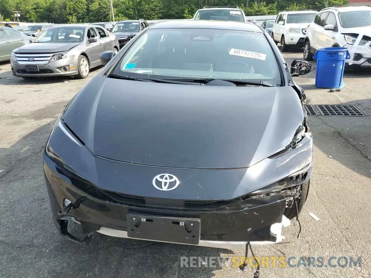 5 Photograph of a damaged car JTDADABU1R3016086 TOYOTA PRIUS 2024