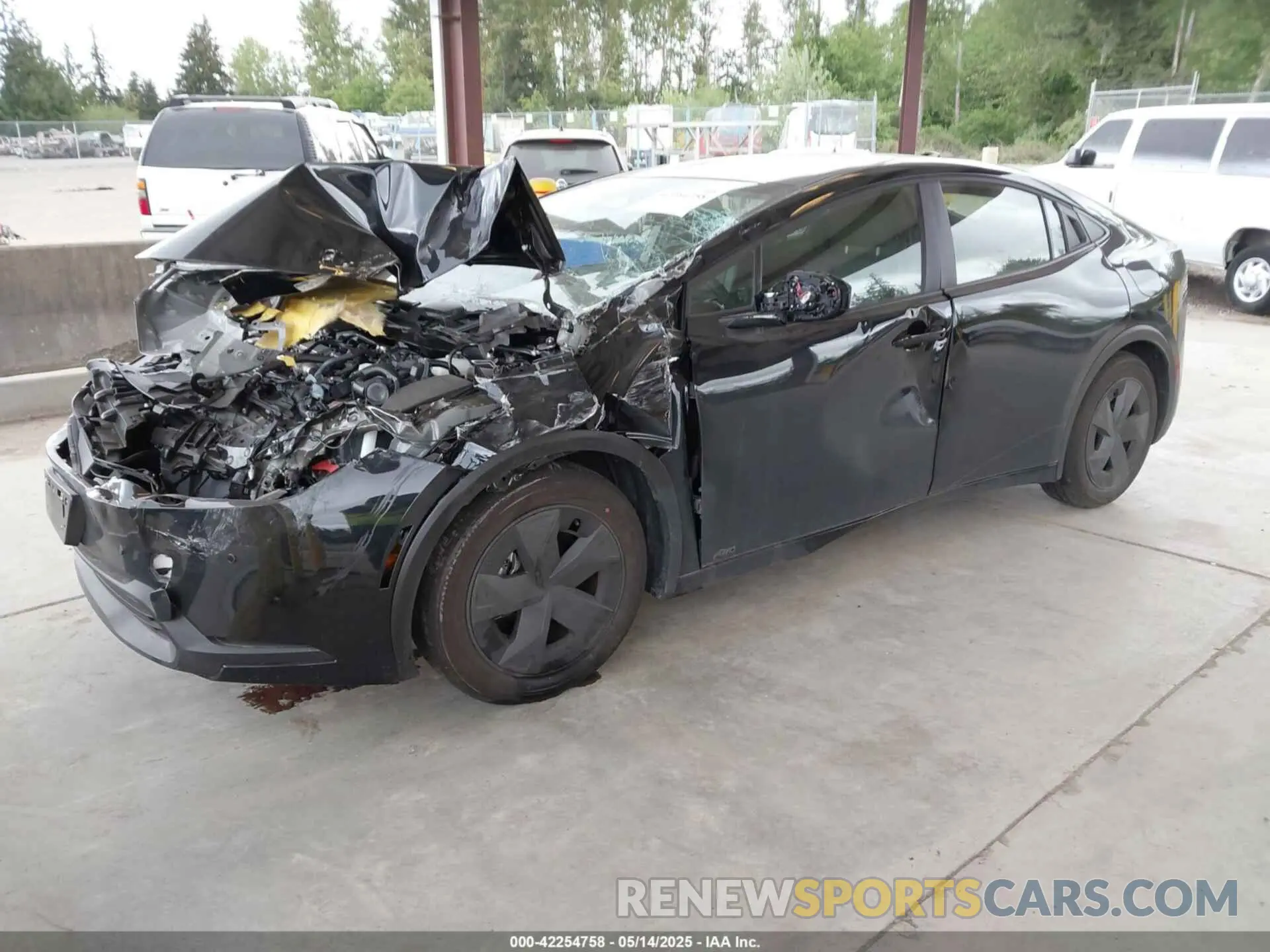 2 Photograph of a damaged car JTDADABU1R3019635 TOYOTA PRIUS 2024