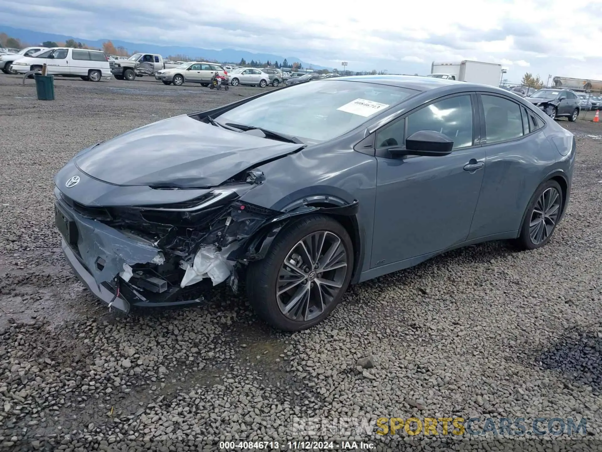 2 Photograph of a damaged car JTDADABU4R3015000 TOYOTA PRIUS 2024