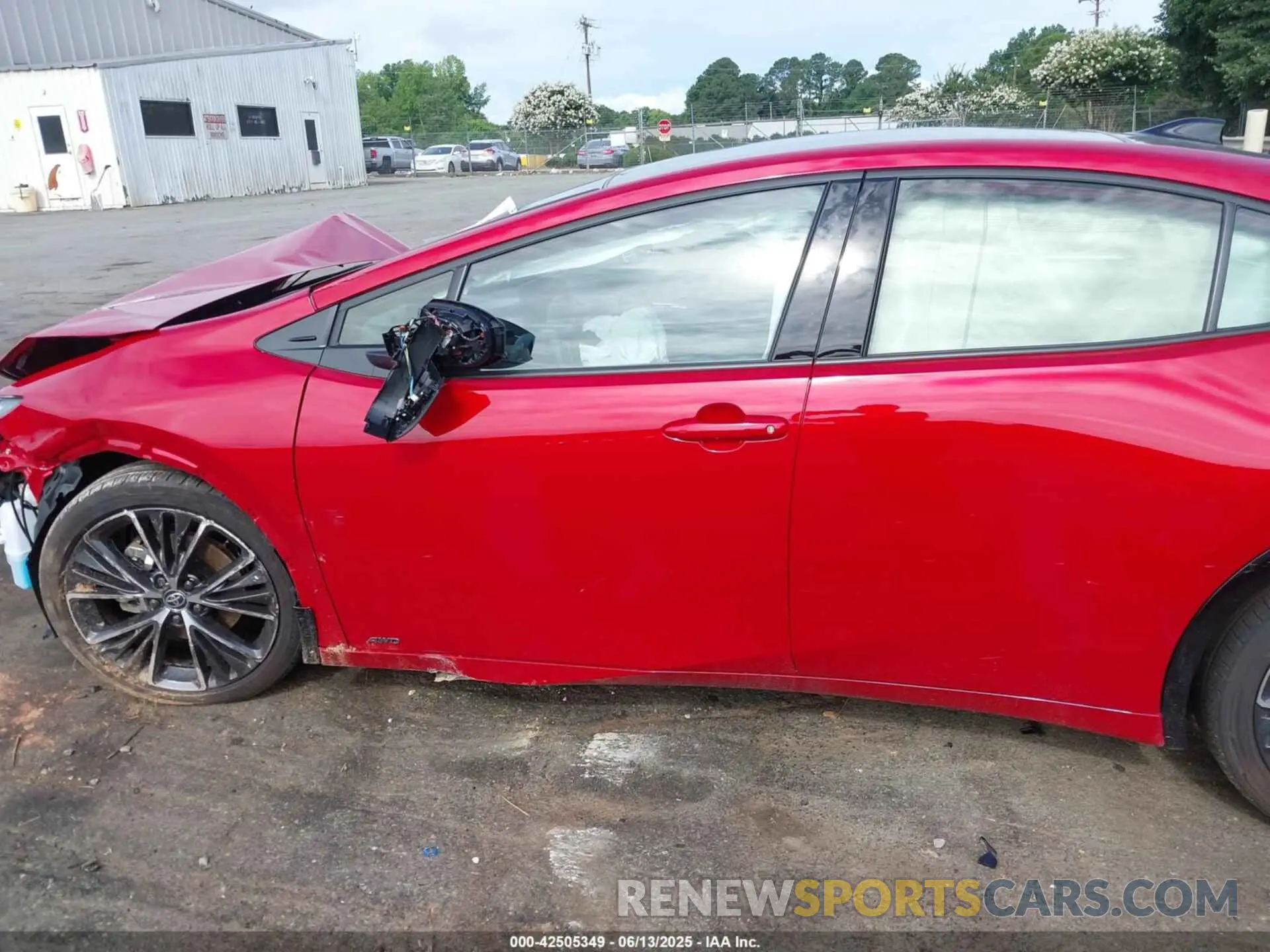 13 Photograph of a damaged car JTDADABU4R3022982 TOYOTA PRIUS 2024