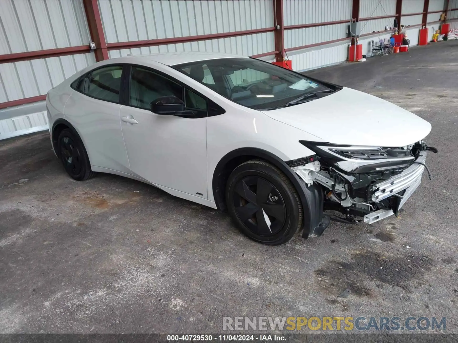 1 Photograph of a damaged car JTDADABU5R3011599 TOYOTA PRIUS 2024