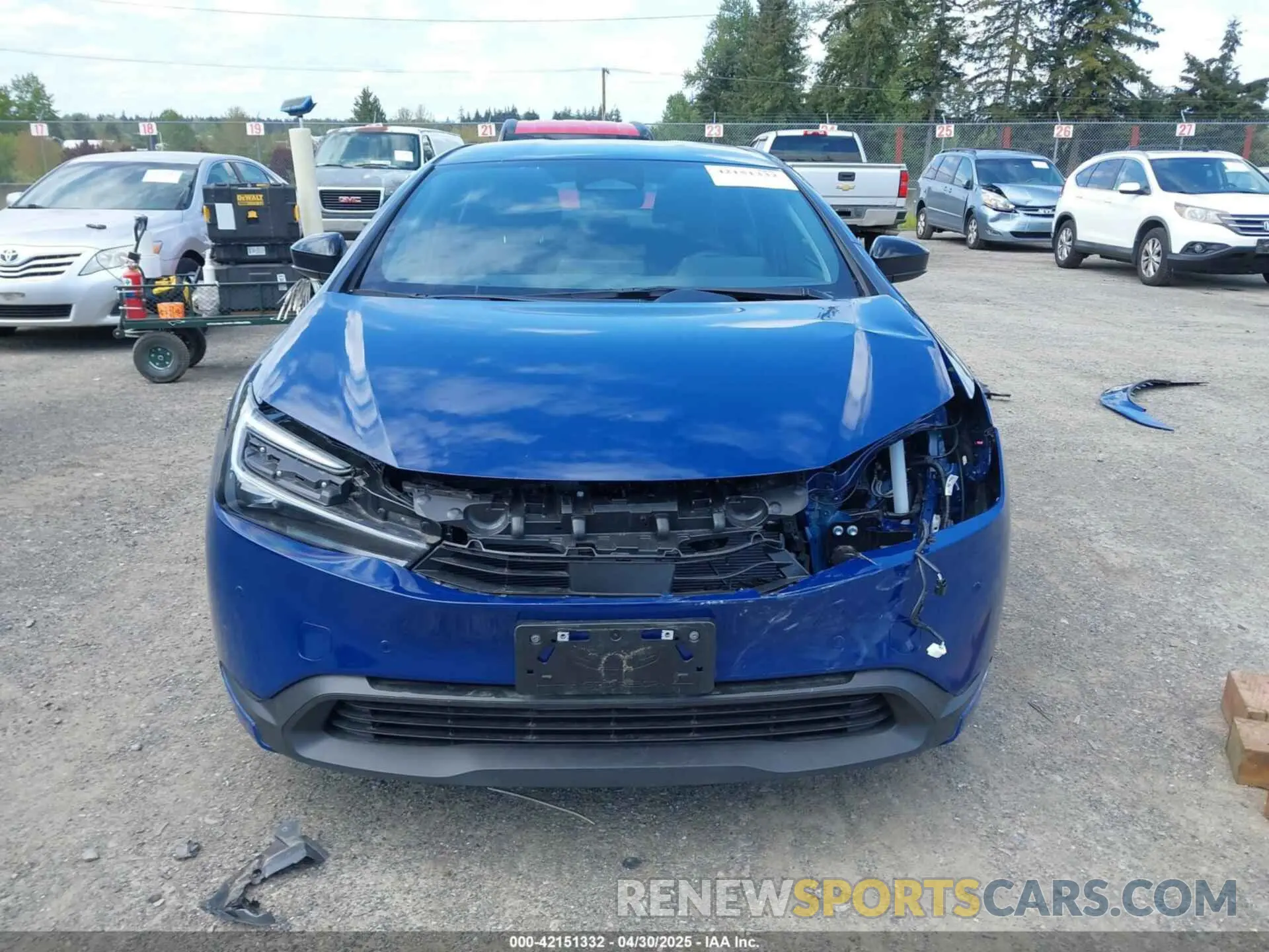 13 Photograph of a damaged car JTDADABU6R3014933 TOYOTA PRIUS 2024
