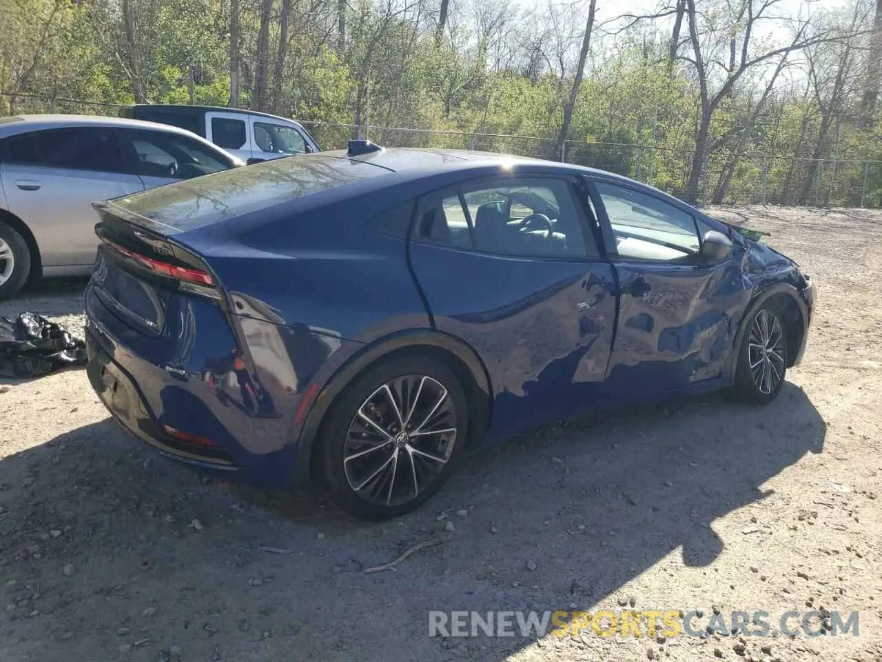 3 Photograph of a damaged car JTDADABU7R3014911 TOYOTA PRIUS 2024