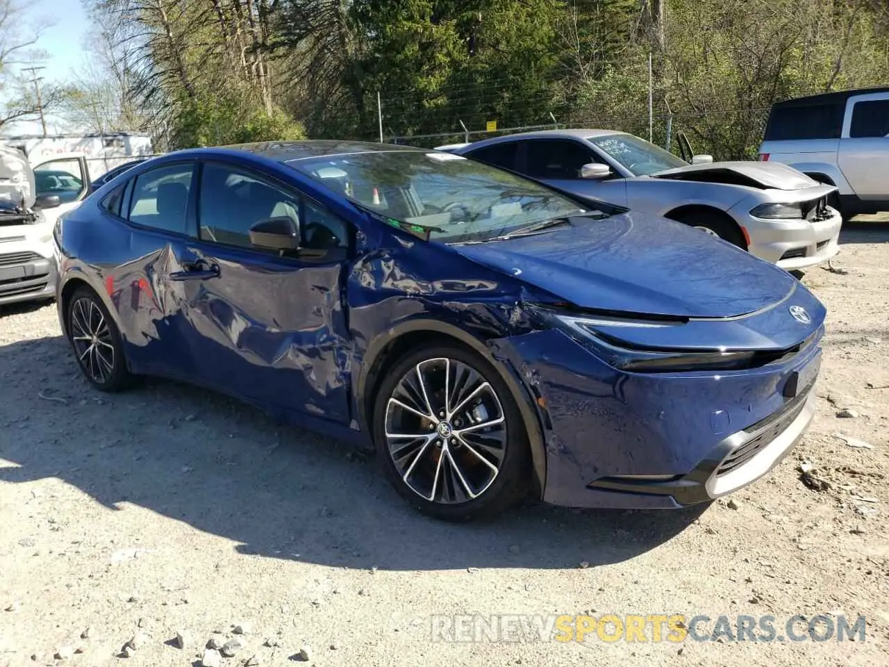 4 Photograph of a damaged car JTDADABU7R3014911 TOYOTA PRIUS 2024
