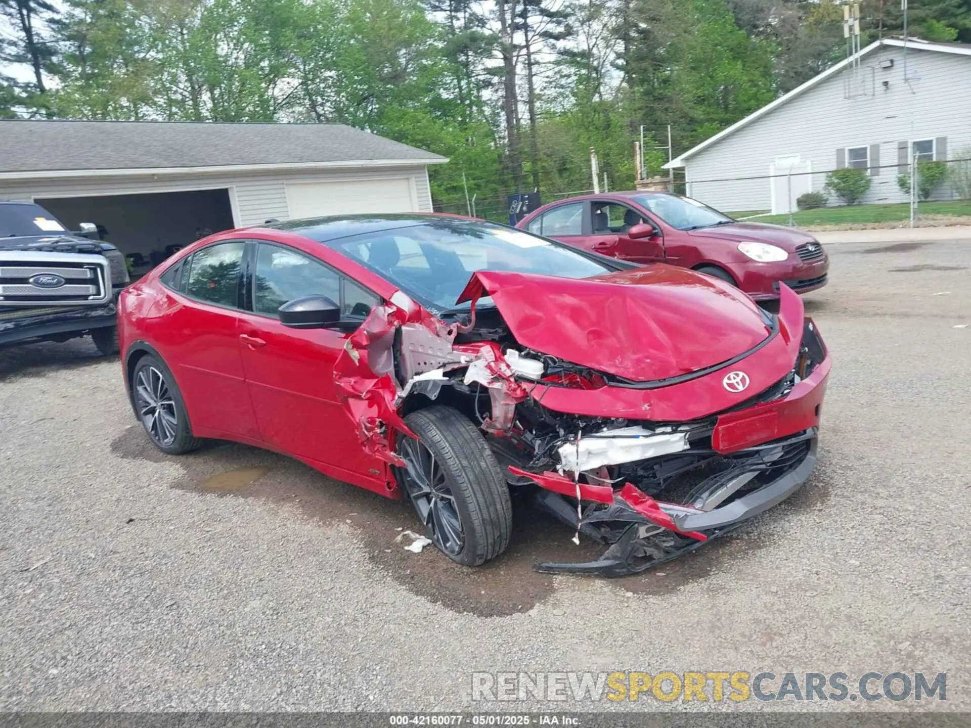 1 Photograph of a damaged car JTDADABU8R3013539 TOYOTA PRIUS 2024