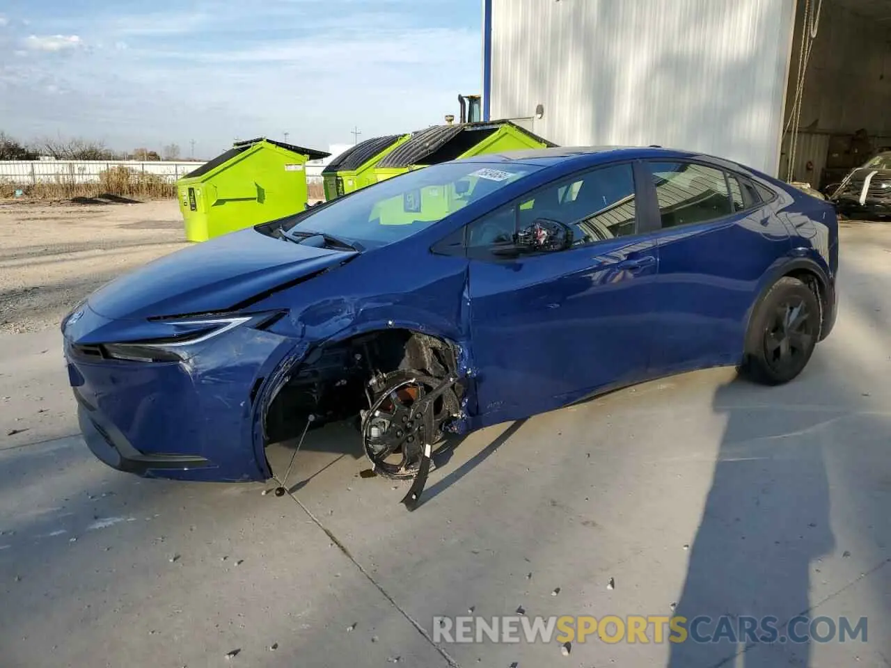 1 Photograph of a damaged car JTDADABU9R3007989 TOYOTA PRIUS 2024