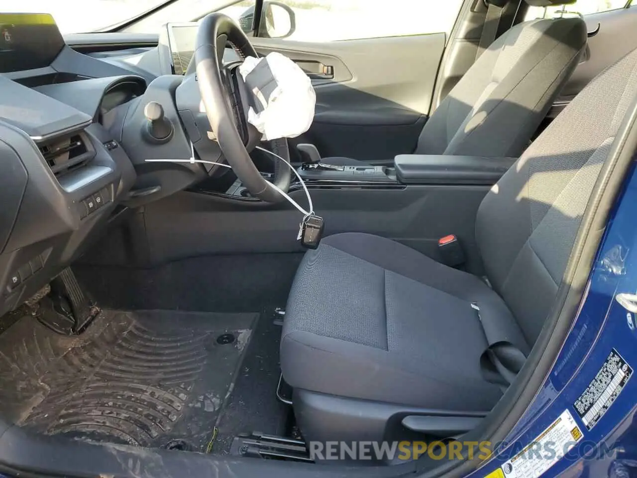 7 Photograph of a damaged car JTDADABU9R3007989 TOYOTA PRIUS 2024