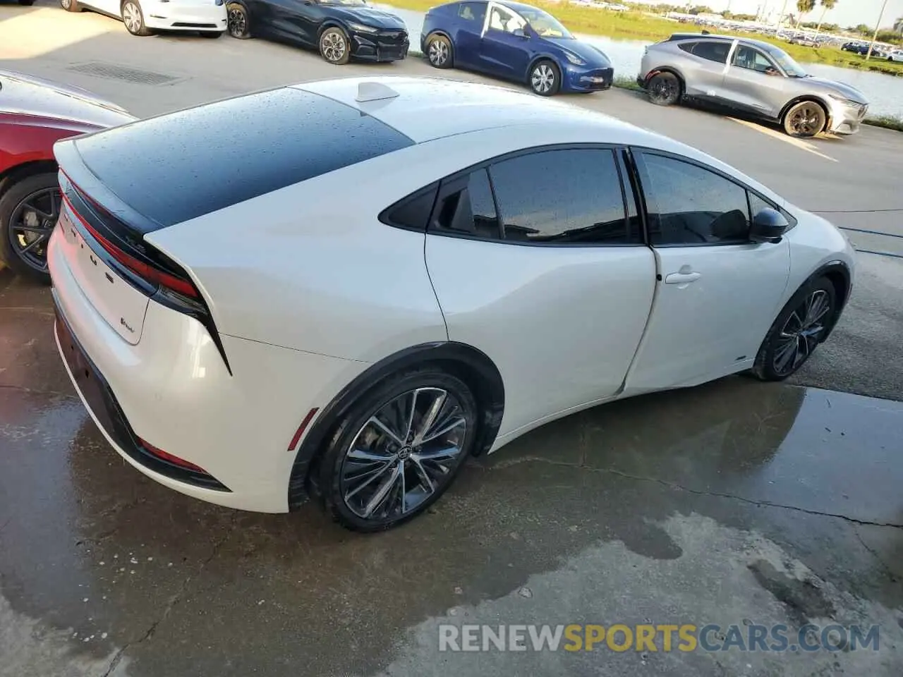 3 Photograph of a damaged car JTDADABU9R3009404 TOYOTA PRIUS 2024
