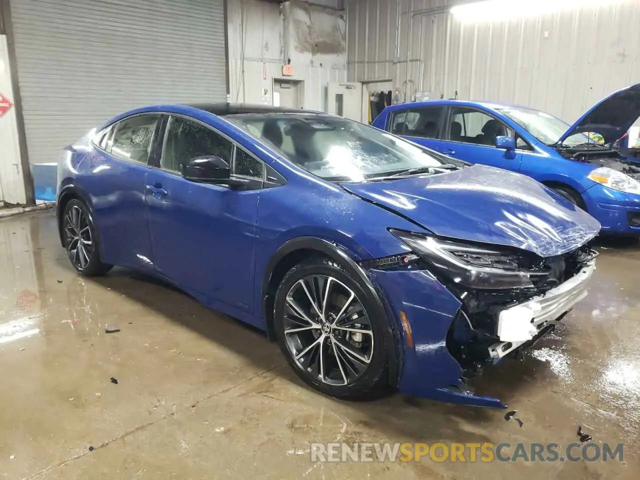 4 Photograph of a damaged car JTDADABUXR3008858 TOYOTA PRIUS 2024