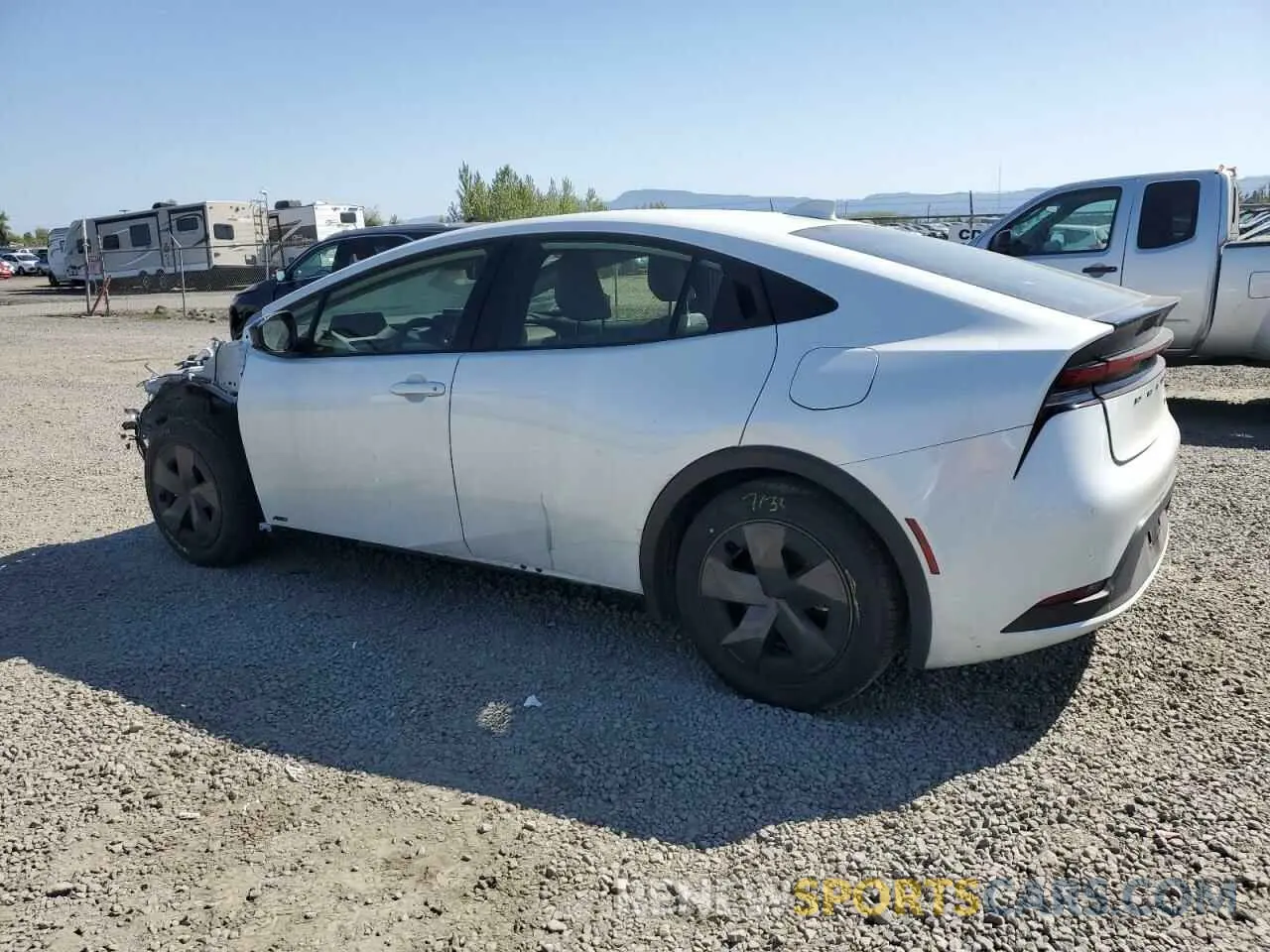 2 Photograph of a damaged car JTDADABUXR3015714 TOYOTA PRIUS 2024