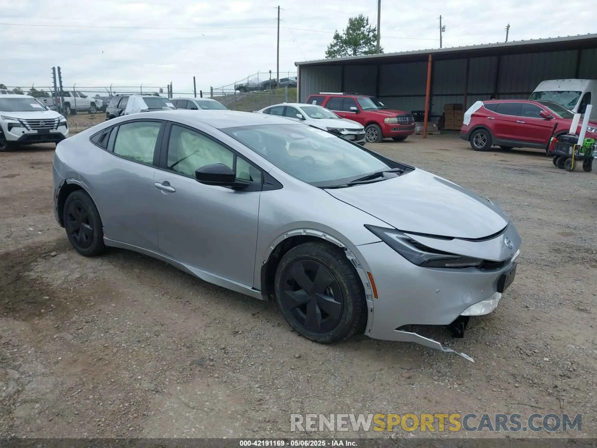 1 Photograph of a damaged car JTDACAAU1S3051396 TOYOTA PRIUS 2025