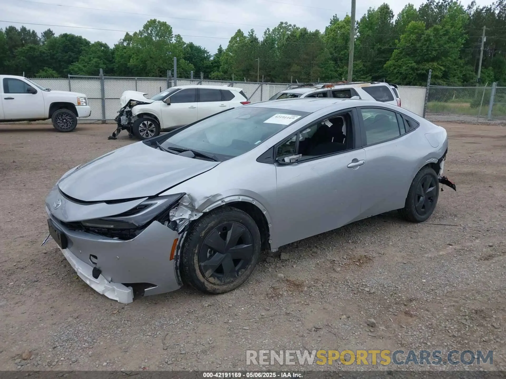 2 Photograph of a damaged car JTDACAAU1S3051396 TOYOTA PRIUS 2025