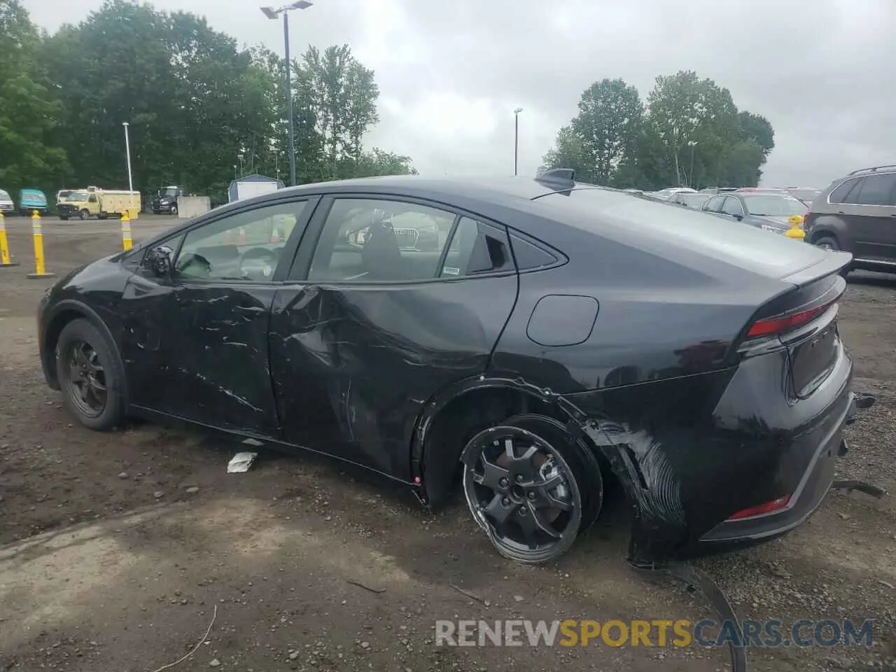 2 Photograph of a damaged car JTDACAAU3S3053196 TOYOTA PRIUS 2025
