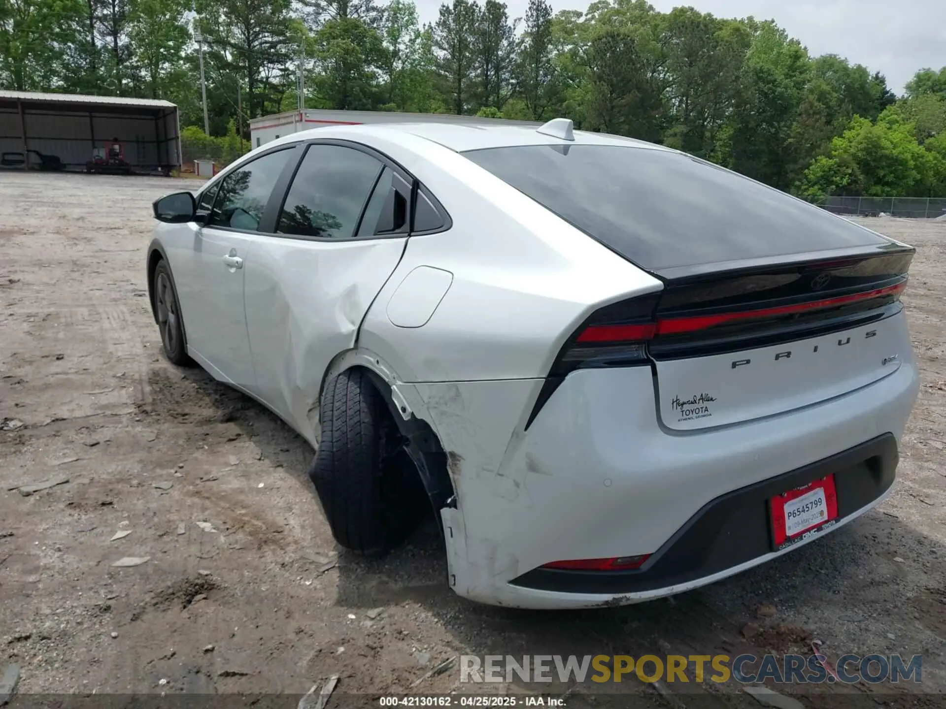6 Photograph of a damaged car JTDACAAU4S3050100 TOYOTA PRIUS 2025