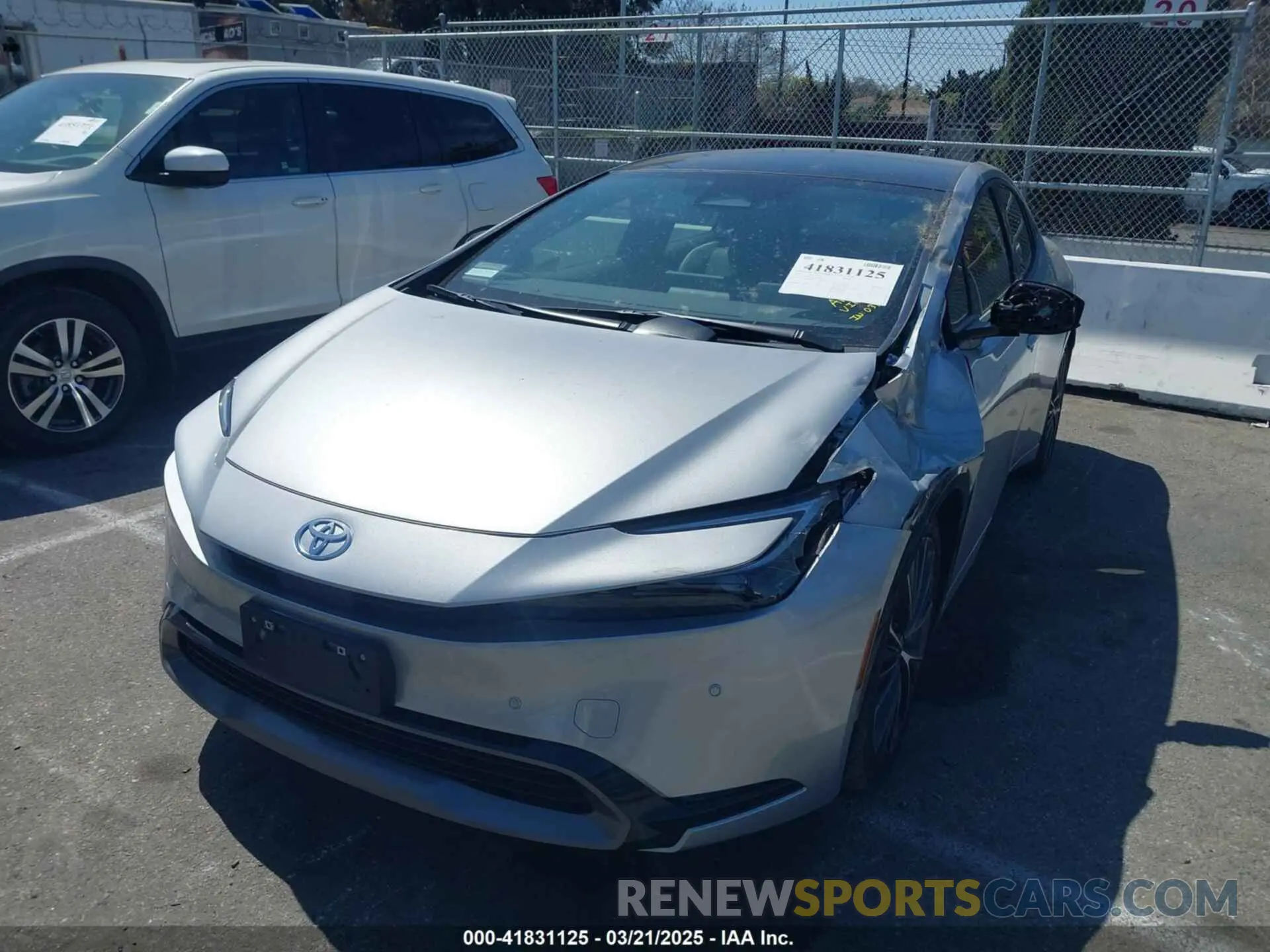 2 Photograph of a damaged car JTDACAAU5S3050686 TOYOTA PRIUS 2025