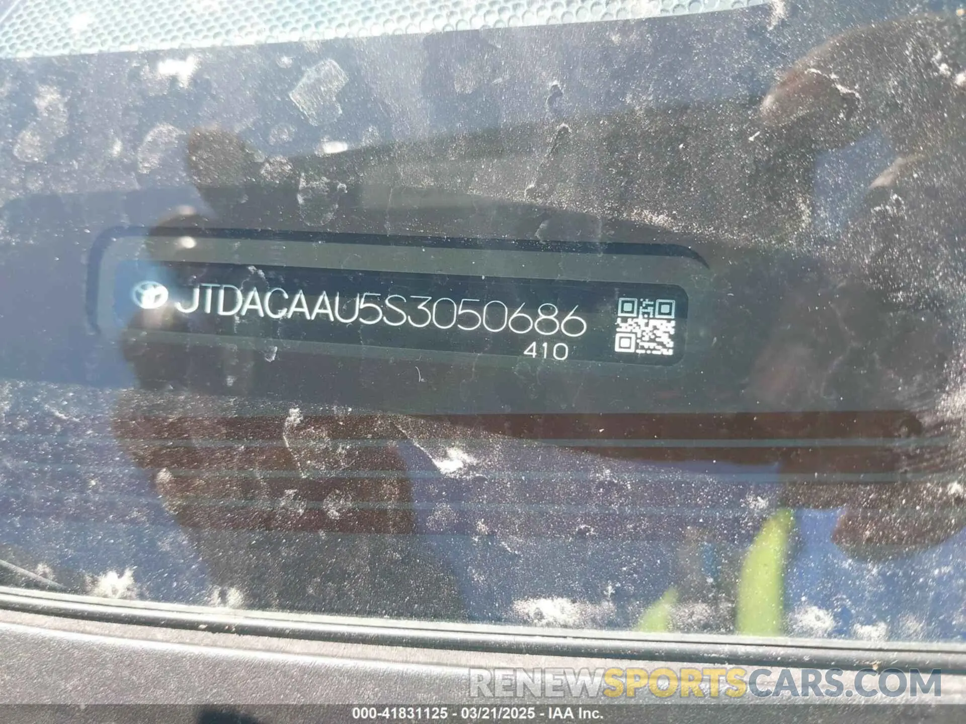 9 Photograph of a damaged car JTDACAAU5S3050686 TOYOTA PRIUS 2025