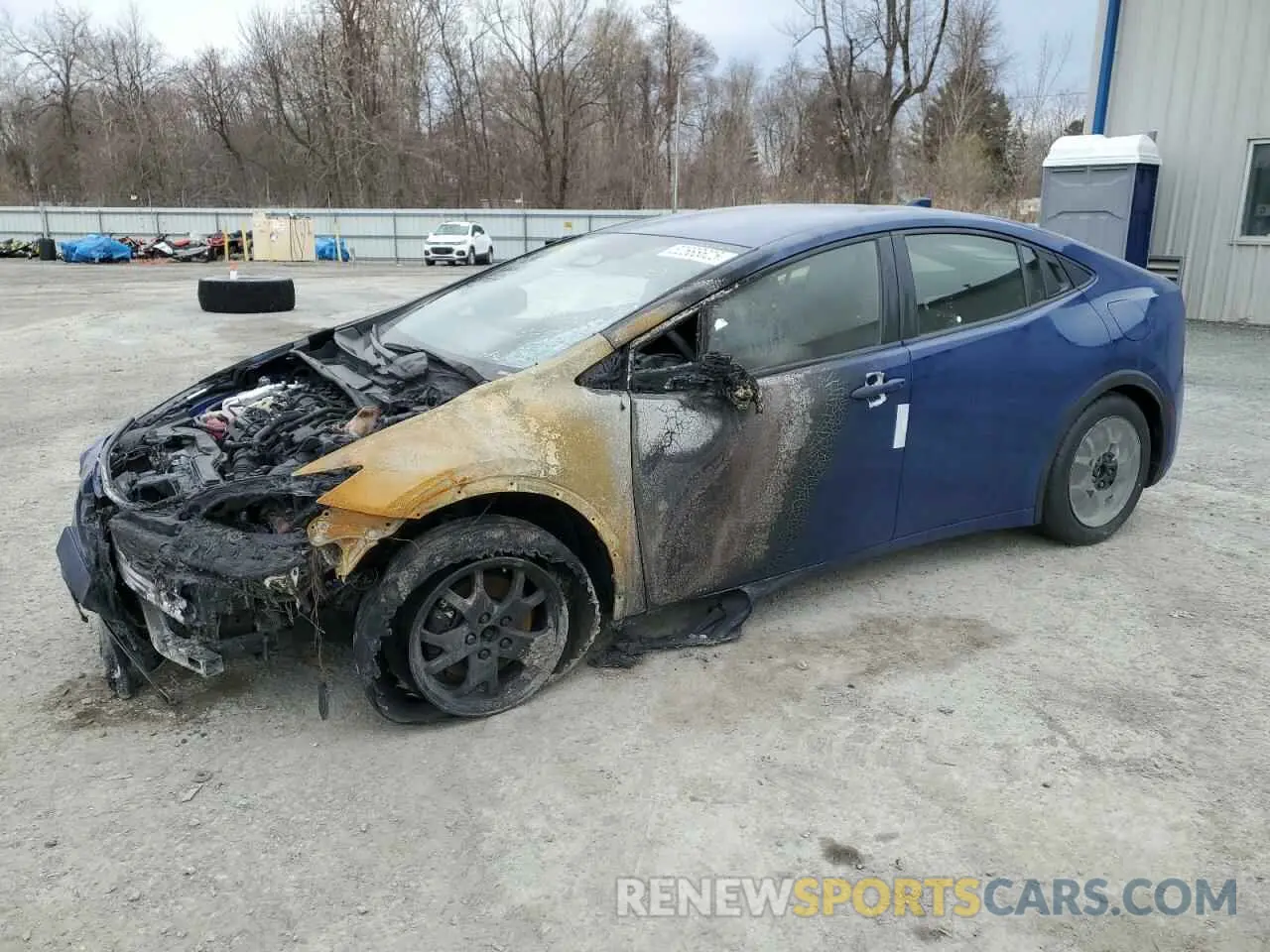 1 Photograph of a damaged car JTDACACU8S3040893 TOYOTA PRIUS 2025