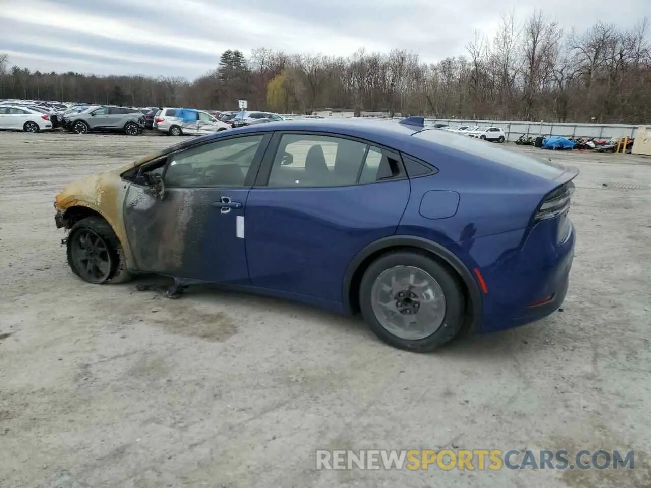 2 Photograph of a damaged car JTDACACU8S3040893 TOYOTA PRIUS 2025