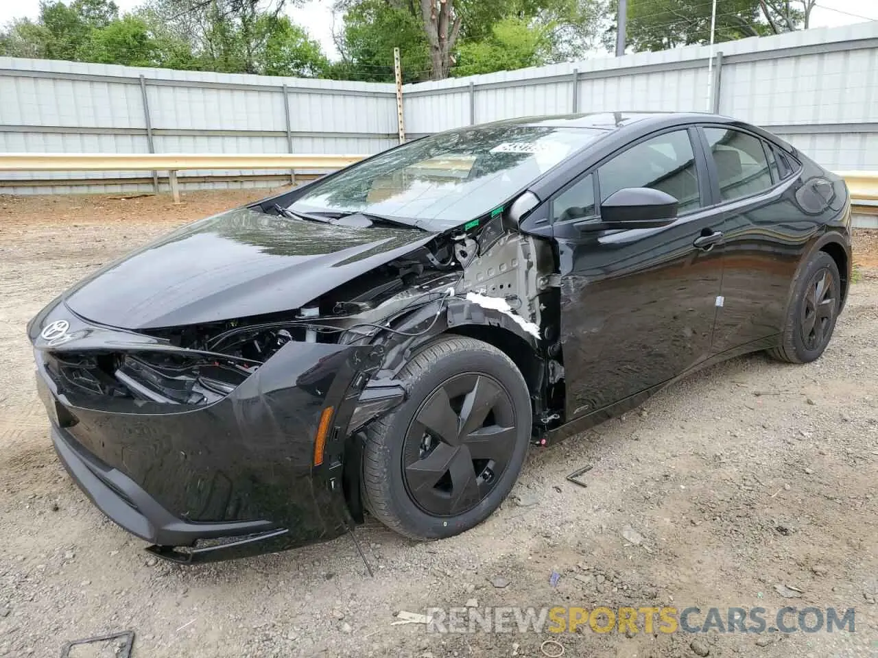 1 Photograph of a damaged car JTDADABUXS3028016 TOYOTA PRIUS 2025