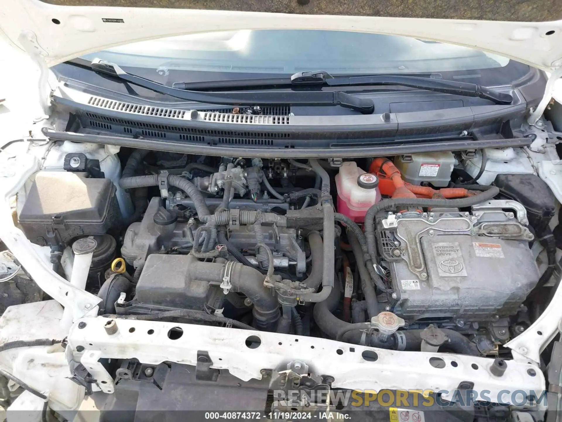 10 Photograph of a damaged car JTDKDTB39K1622874 TOYOTA PRIUS C 2019