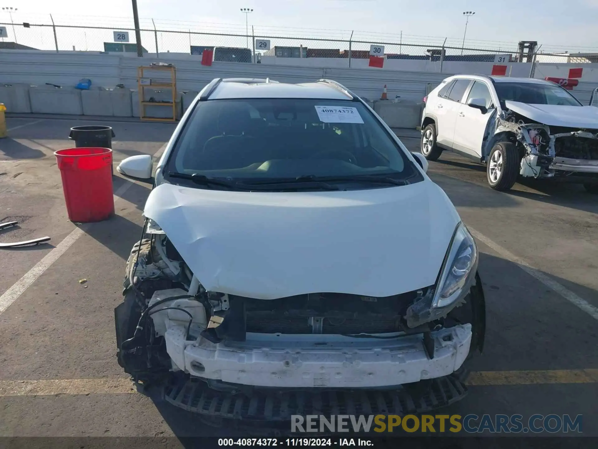 13 Photograph of a damaged car JTDKDTB39K1622874 TOYOTA PRIUS C 2019