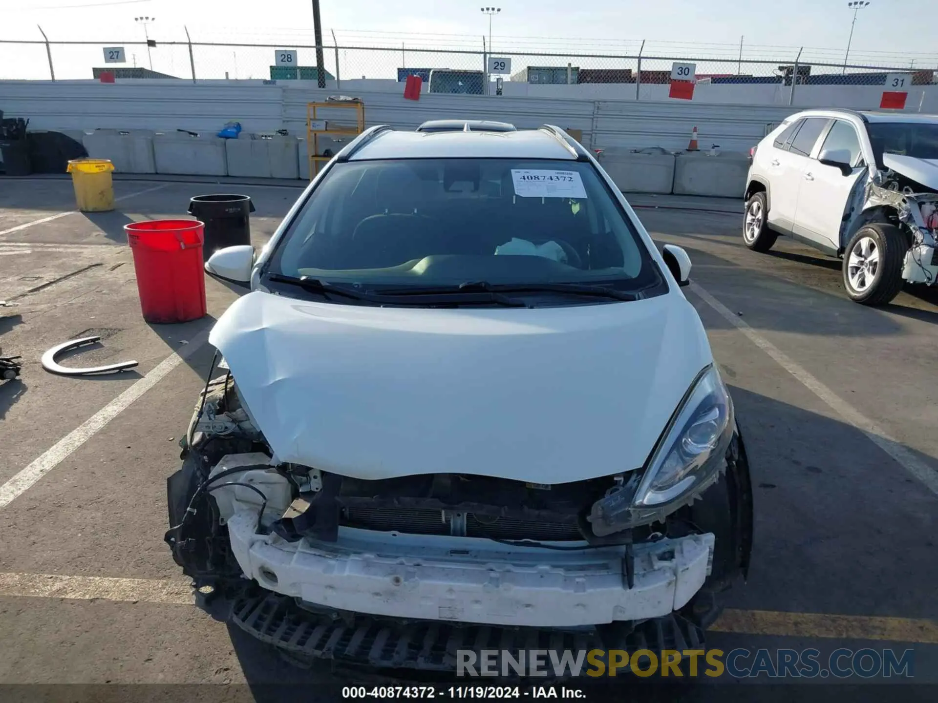 6 Photograph of a damaged car JTDKDTB39K1622874 TOYOTA PRIUS C 2019
