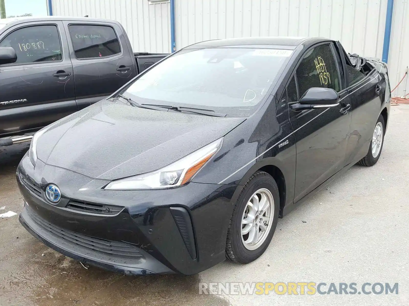 2 Photograph of a damaged car JTDKARFU0L3120128 TOYOTA PRIUS L 2020