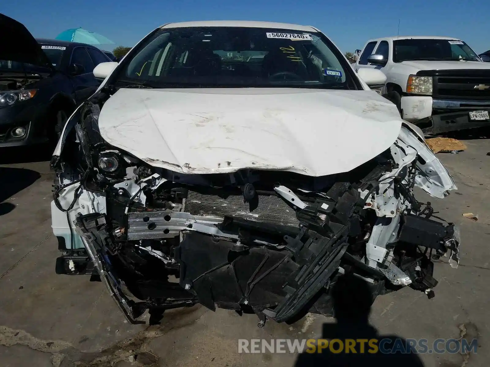 9 Photograph of a damaged car JTDKARFU6L3108923 TOYOTA PRIUS L 2020