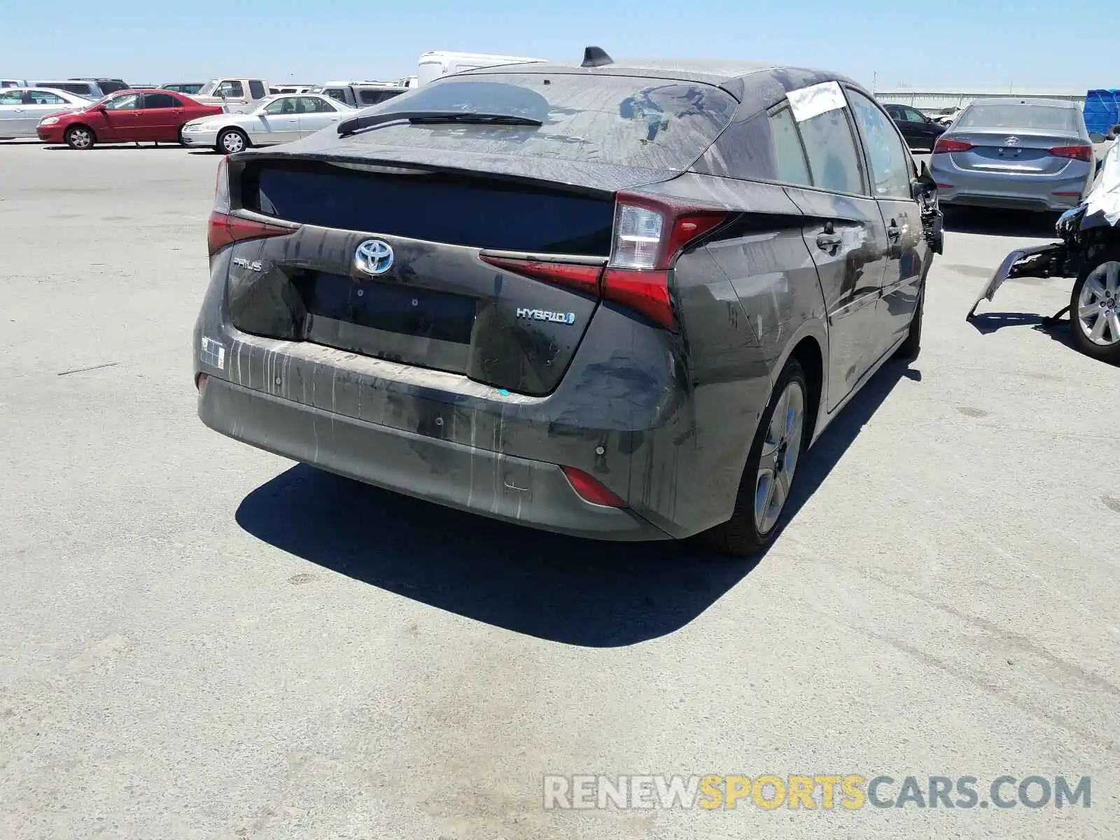 4 Photograph of a damaged car JTDKARFU7L3111913 TOYOTA PRIUS L 2020