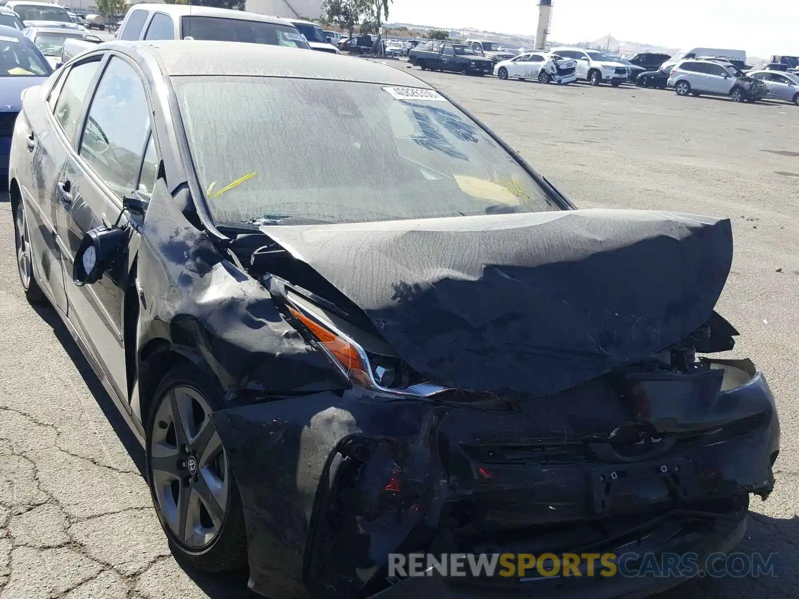 9 Photograph of a damaged car JTDKARFU7L3111913 TOYOTA PRIUS L 2020