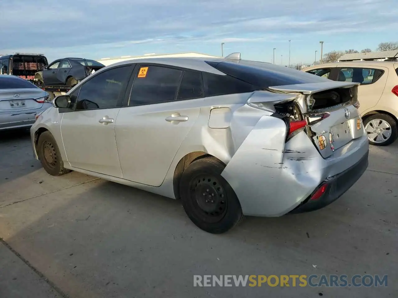 2 Photograph of a damaged car JTDKAMFU0N3161381 TOYOTA PRIUS NIGH 2022