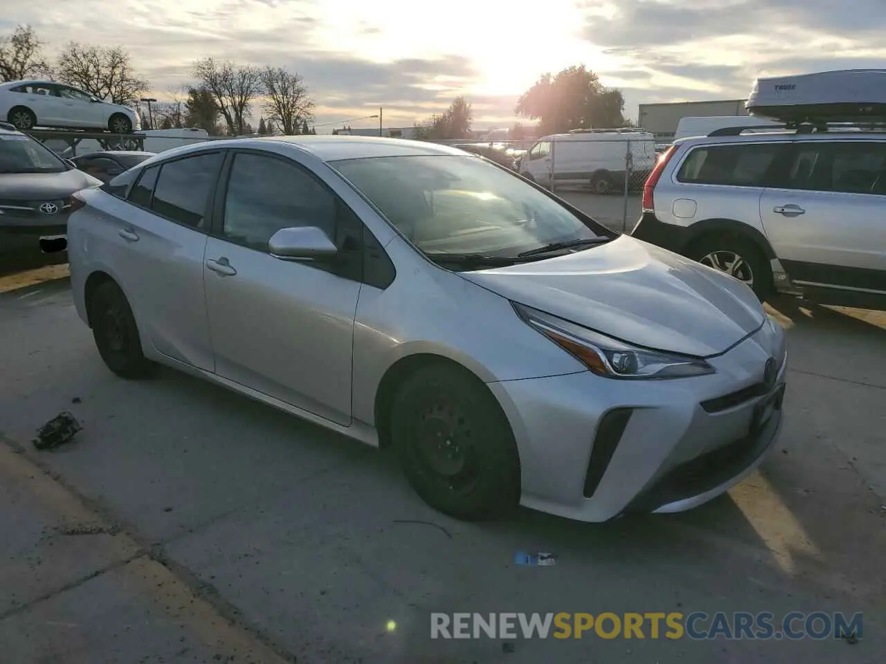 4 Photograph of a damaged car JTDKAMFU0N3161381 TOYOTA PRIUS NIGH 2022
