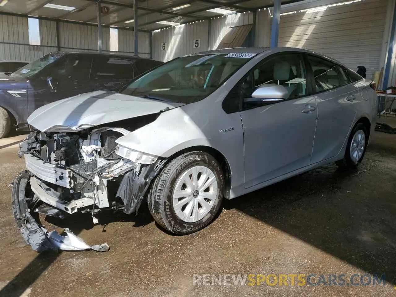 1 Photograph of a damaged car JTDKAMFU0N3175006 TOYOTA PRIUS NIGH 2022