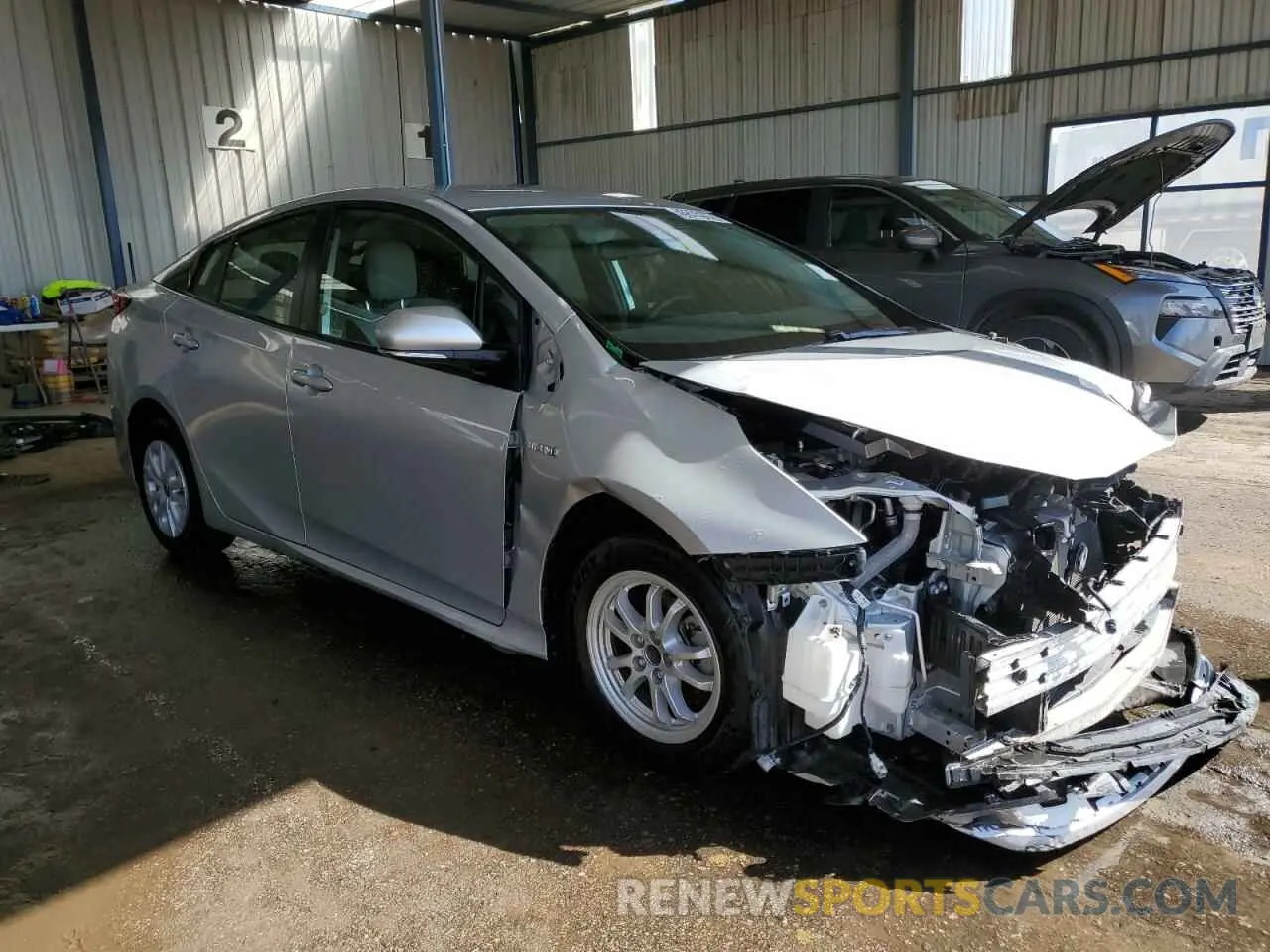 4 Photograph of a damaged car JTDKAMFU0N3175006 TOYOTA PRIUS NIGH 2022