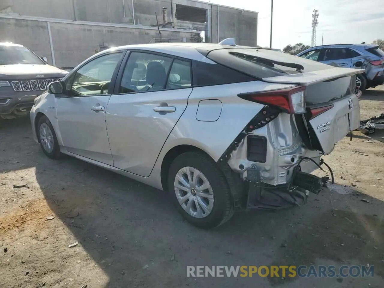 2 Photograph of a damaged car JTDKAMFU0N3175989 TOYOTA PRIUS NIGH 2022