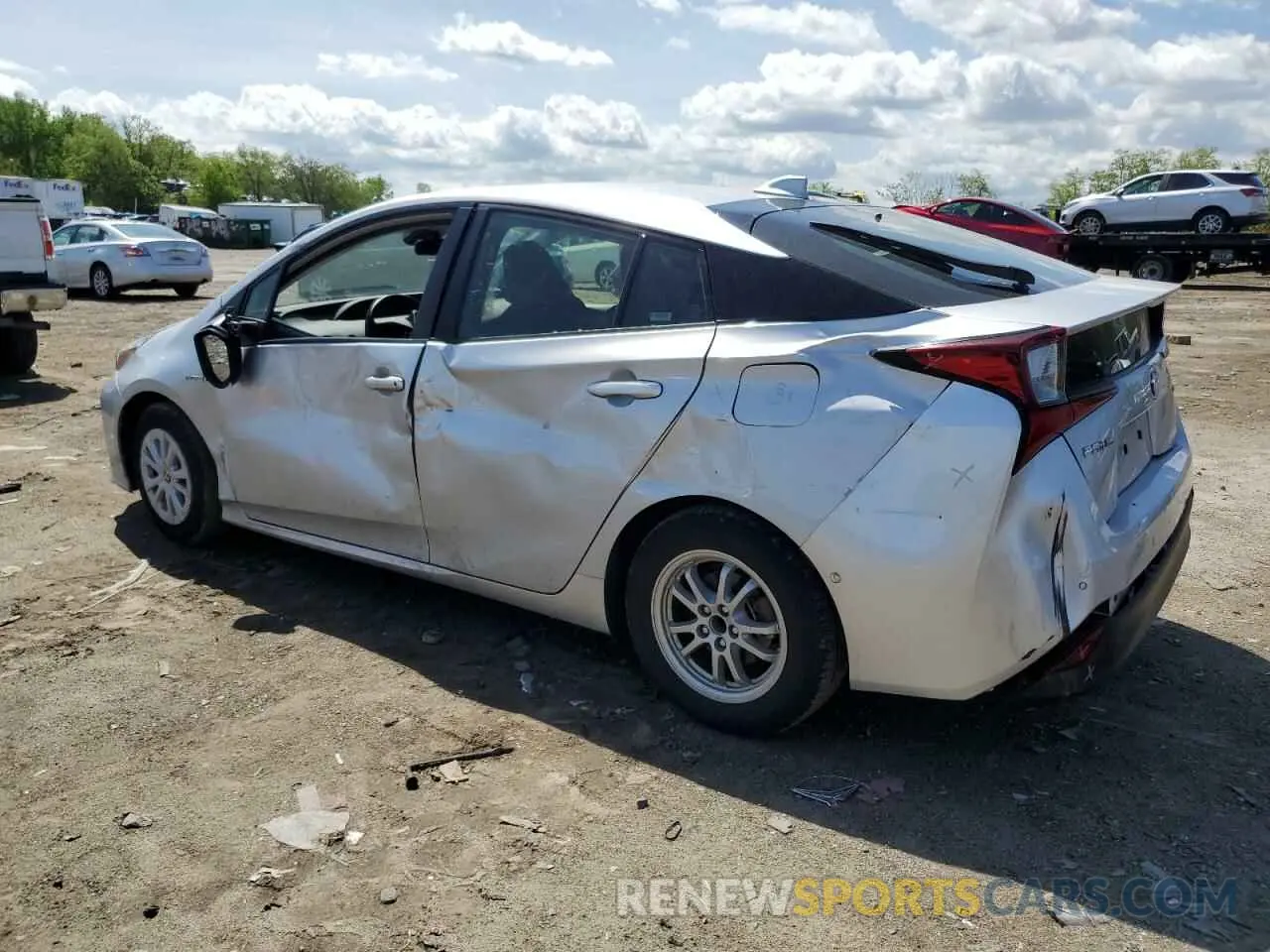 2 Photograph of a damaged car JTDKAMFU0N3176513 TOYOTA PRIUS NIGH 2022