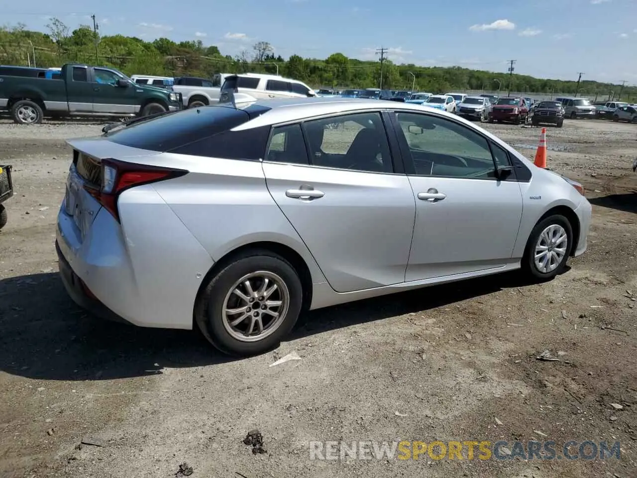 3 Photograph of a damaged car JTDKAMFU0N3176513 TOYOTA PRIUS NIGH 2022