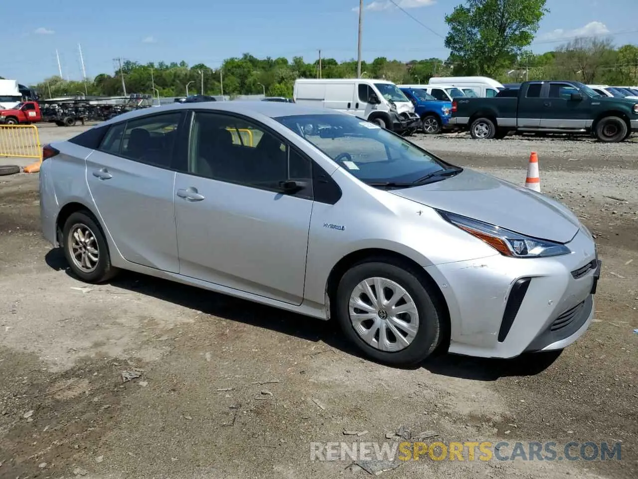 4 Photograph of a damaged car JTDKAMFU0N3176513 TOYOTA PRIUS NIGH 2022