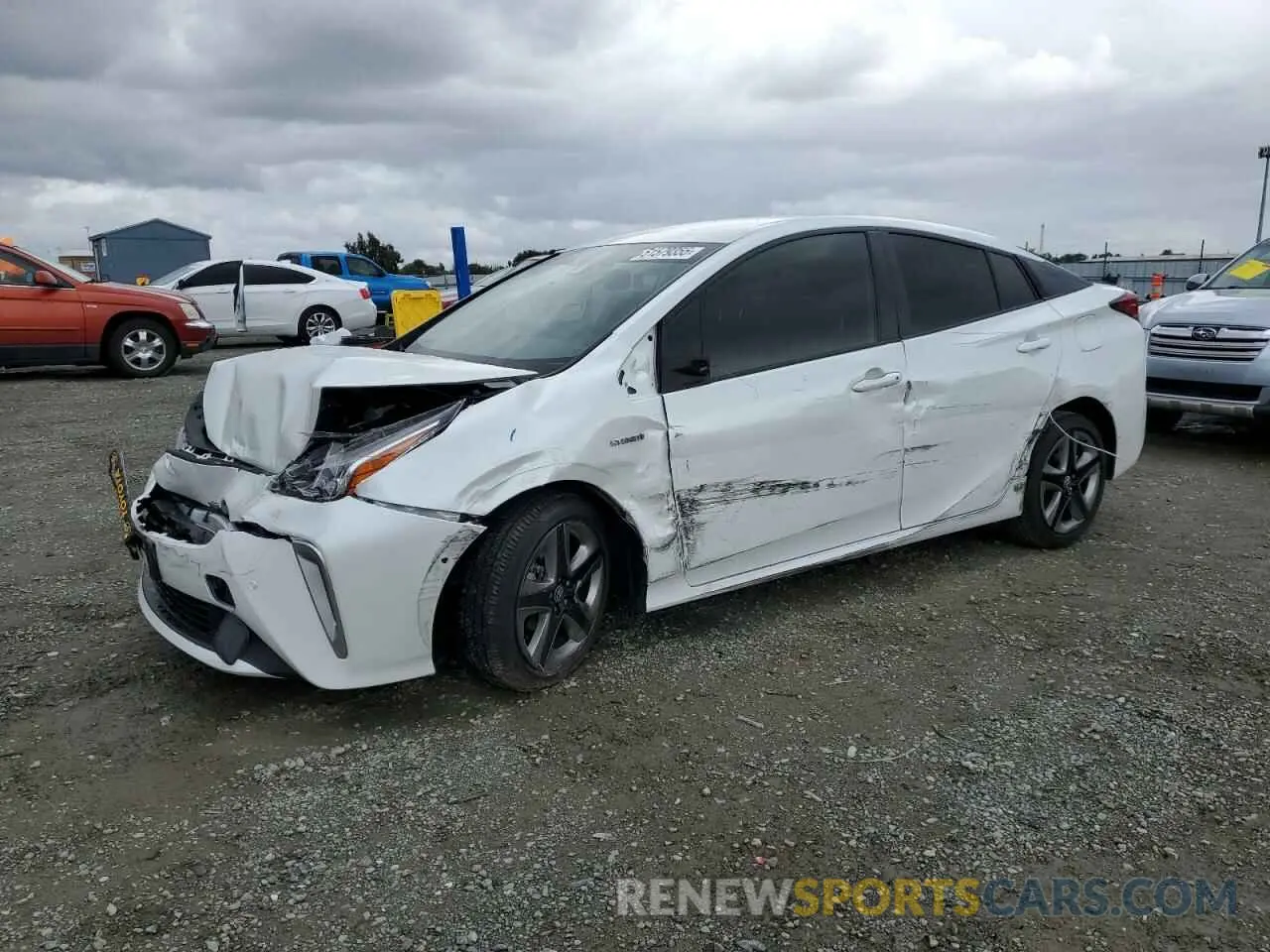 1 Photograph of a damaged car JTDKAMFU0N3181243 TOYOTA PRIUS NIGH 2022