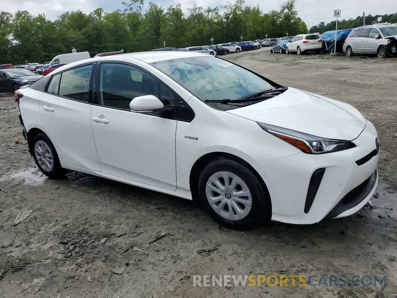 4 Photograph of a damaged car JTDKAMFU0N3181629 TOYOTA PRIUS NIGH 2022