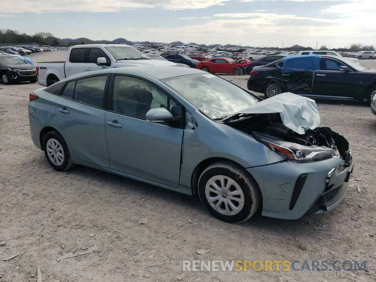4 Photograph of a damaged car JTDKAMFU0N3183039 TOYOTA PRIUS NIGH 2022