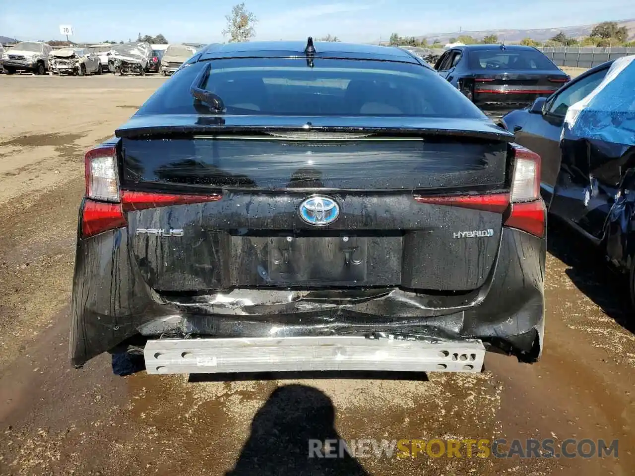 6 Photograph of a damaged car JTDKAMFU1N3156884 TOYOTA PRIUS NIGH 2022