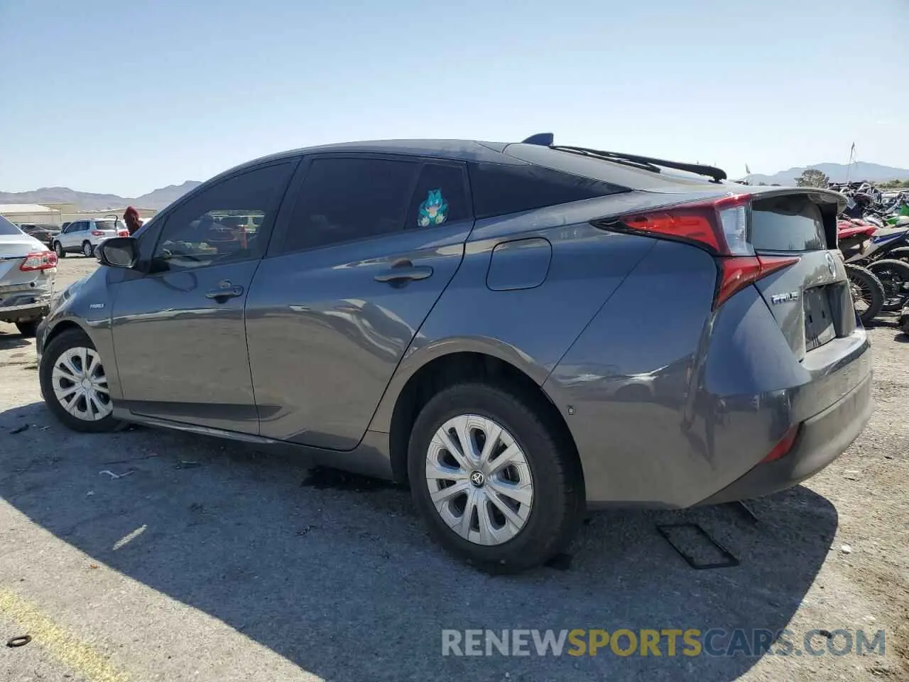 2 Photograph of a damaged car JTDKAMFU1N3157291 TOYOTA PRIUS NIGH 2022