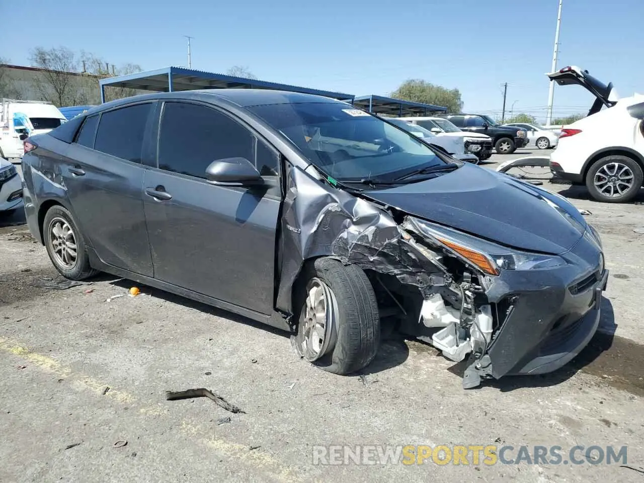 4 Photograph of a damaged car JTDKAMFU1N3157291 TOYOTA PRIUS NIGH 2022