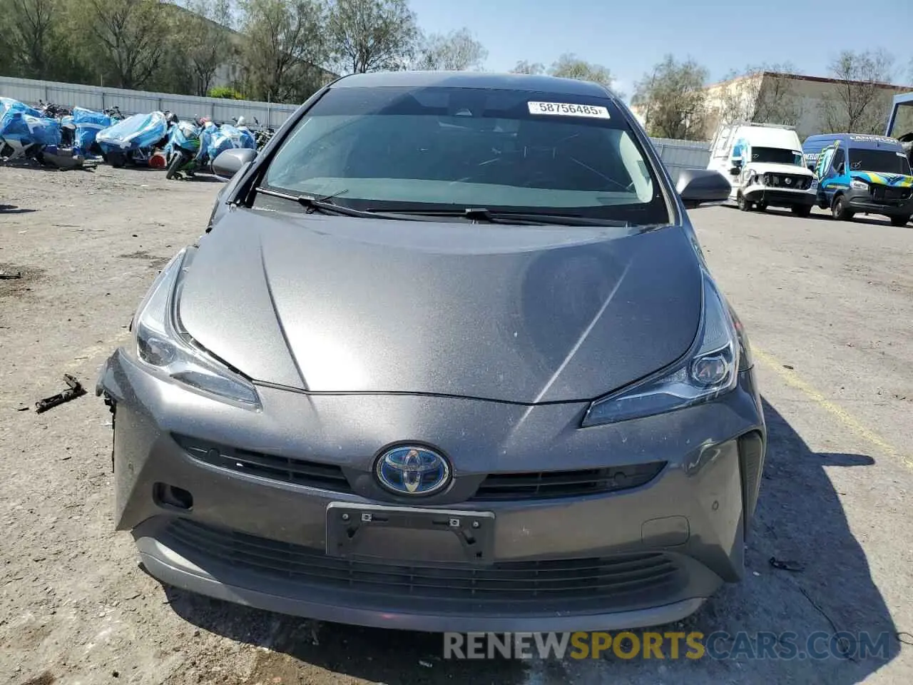 5 Photograph of a damaged car JTDKAMFU1N3157291 TOYOTA PRIUS NIGH 2022