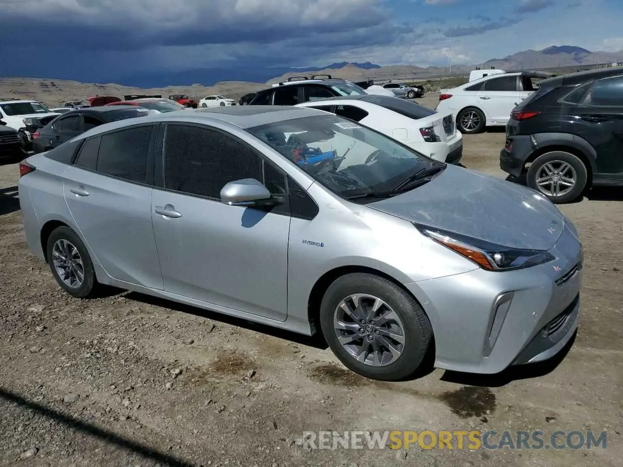 4 Photograph of a damaged car JTDKAMFU1N3158005 TOYOTA PRIUS NIGH 2022